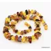 Cut Stones Baltic amber necklace