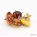Grape bunch Baltic amber dangle pendant
