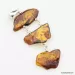 Nautral Baltic amber silver pendant 4g