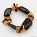 Aristan Baltic amber beaded stretch bracelet