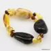 Aristan Baltic amber beaded stretch bracelet
