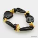 Aristan Baltic amber beaded stretch bracelet