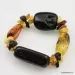 Aristan Baltic amber beaded stretch bracelet