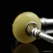 Butter PANDORA style Baltic amber bead Charm