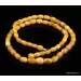 Vintage Egg Yolk BARREL Baltic amber unisex necklace