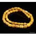 Vintage Egg Yolk BARREL Baltic amber unisex necklace