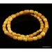 Vintage Egg Yolk BARREL Baltic amber unisex necklace