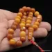 Vintage Egg Yolk Islamic 33 Baltic amber Prayer ROUND beads