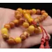 Vintage Egg Yolk Islamic 33 Baltic amber Prayer ROUND beads