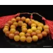 Vintage Egg Yolk Islamic 33 Baltic amber Prayer ROUND beads