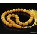 Vintage Egg Yolk Islamic 33 Baltic amber Prayer ROUND beads
