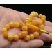 Vintage Egg Yolk Islamic 33 Baltic amber Prayer ROUND beads