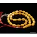 Islamic 33 Prayer Egg Yolk OLIVE Baltic amber beads rosary