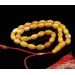 Islamic 33 Prayer Egg Yolk OLIVE Baltic amber beads rosary