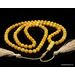 Islamic Egg Yolk 99 Baltic amber Prayer ROUND beads