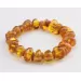 Vintage Baltic amber necklace and bracelet 120g set