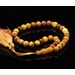 Antique Islamic 33 Egg Yolk Baltic amber prayer ROUND beads