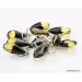 5 Faceted drops Baltic amber earrings
