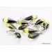8 Faceted drops Baltic amber earrings