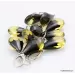 5 Faceted drops Baltic amber earrings
