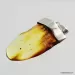 Baltic amber silver pendant w insect inclusion 10g