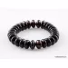 Glossy Cherry Button beads Baltic amber stretch bracelet
