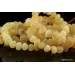 Raw Butter BAROQUE beads Baltic amber bracelet 7in