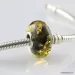 Green Baltic amber PANDORA style bead