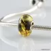 Green Baltic amber PANDORA style bead