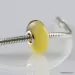 Marble Baltic amber PANDORA style bead