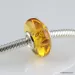 Honey Baltic amber PANDORA style bead
