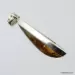 Baltic amber silver pendant w insect inclusion 4g