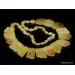 Butter pieces Baltic amber choker 19in