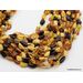 13 Multi BEANS Baltic amber adult wholesale necklaces 21in