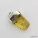 Baltic amber silver pendant w insect inclusion 11g