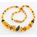 Composition Baltic amber necklace 19in