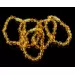 Honey BAROQUE beads Baltic amber bracelet 7in