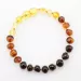 BAROQUE beads Baltic amber bracelet 18cm