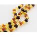 BAROQUE beads Baltic amber bracelet 18cm