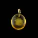 Drop Baltic amber pendant w insect inclusion