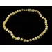 ROUND Baby teething Baltic amber necklace 13in