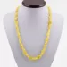 Composition Button beads Baltic amber necklace 21in