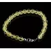 Lemon ROUND beads Baltic amber bracelet 7in