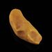 Natural rare Baltic amber resin drop with cracks