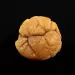 Natural rare Baltic amber resin drop with cracks