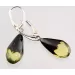 Teardrop Dangle Baltic Amber Fine Earrings