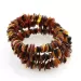 Multi Baltic amber Memory wire bracelet