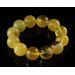18MM Butter Round Beads Baltic Amber Bracelet 19cm