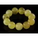 21MM Butter Round Beads Baltic Amber Bracelet 20cm
