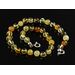 Adjustable Size Baltic amber Bracelet Anklet 30cm